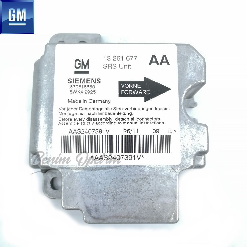 Product Code : 1232190 - Opel Astra G Complete Airbag Brain (Aa) GM Genuine 1232190 - 13261677