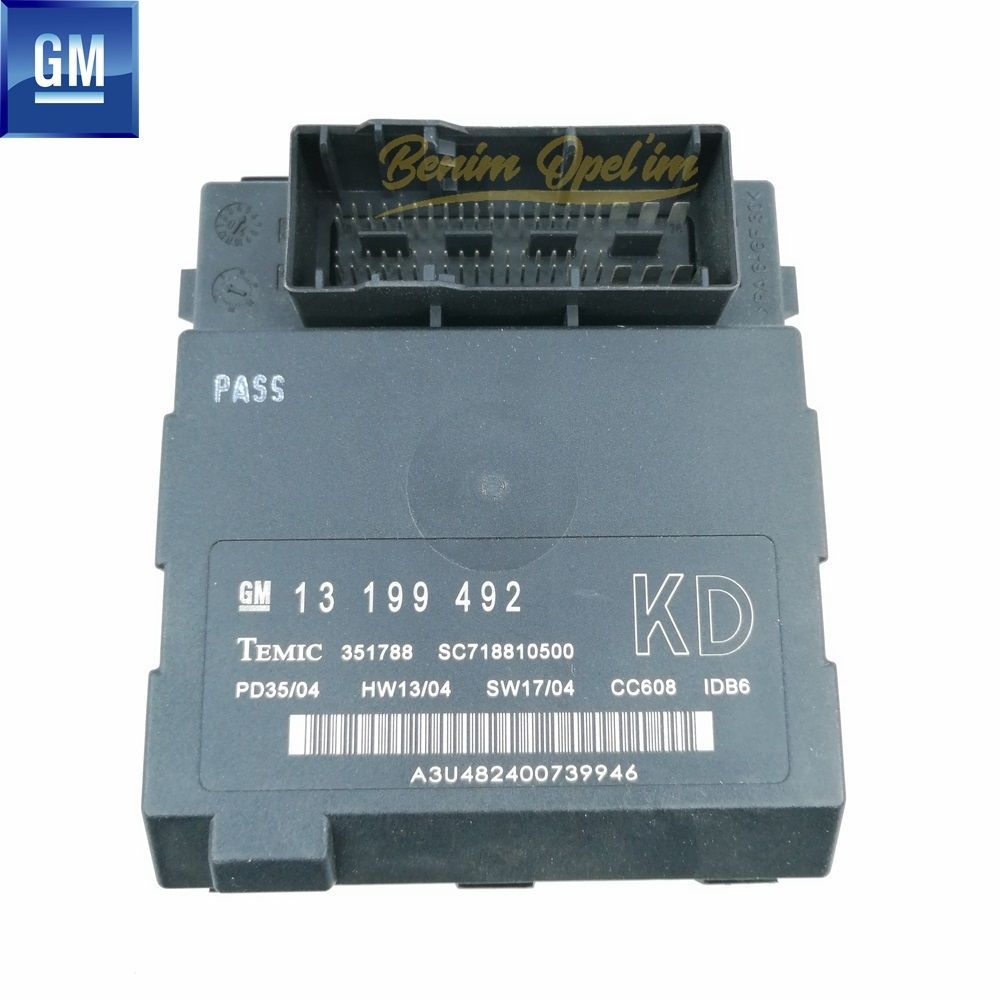 Opel Vectra C, Signum Multifunction Body Control Unit (Kd) GM Genuine 6235433 - 13199492