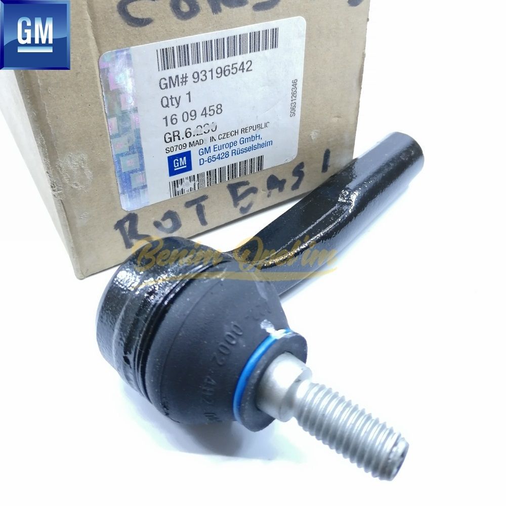 Right Tie Rod End Opel Corsa D, Corsa E, Adam GM Original 1609458 - 93196542