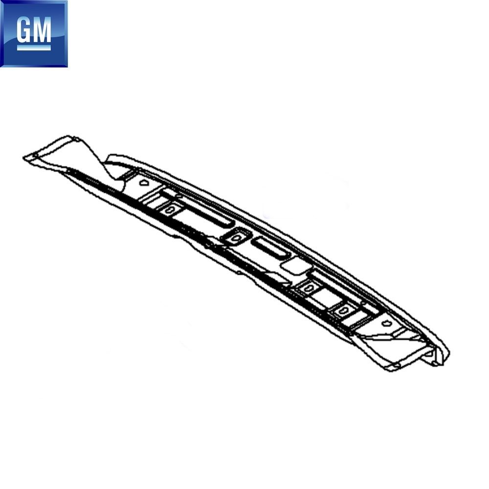 Opel Astra H Rear Roof Rail GM Genuine 5187020 - 93178681