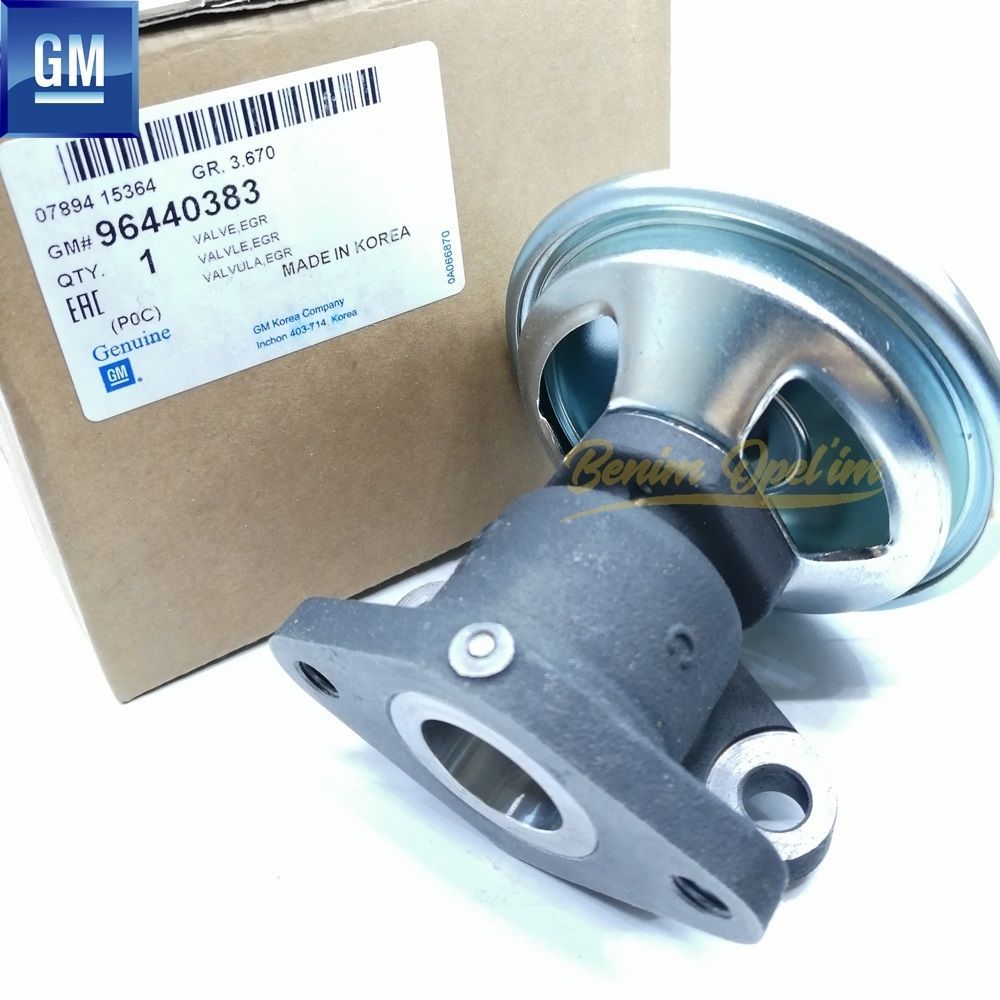 Product Code : 96440383 - Exhaust Egr Valve Diesel 2.0 Chevrolet Captiva C100, Cruze, Epica V250, Lacetti J200, Opel Antara GM Genuine 96440383