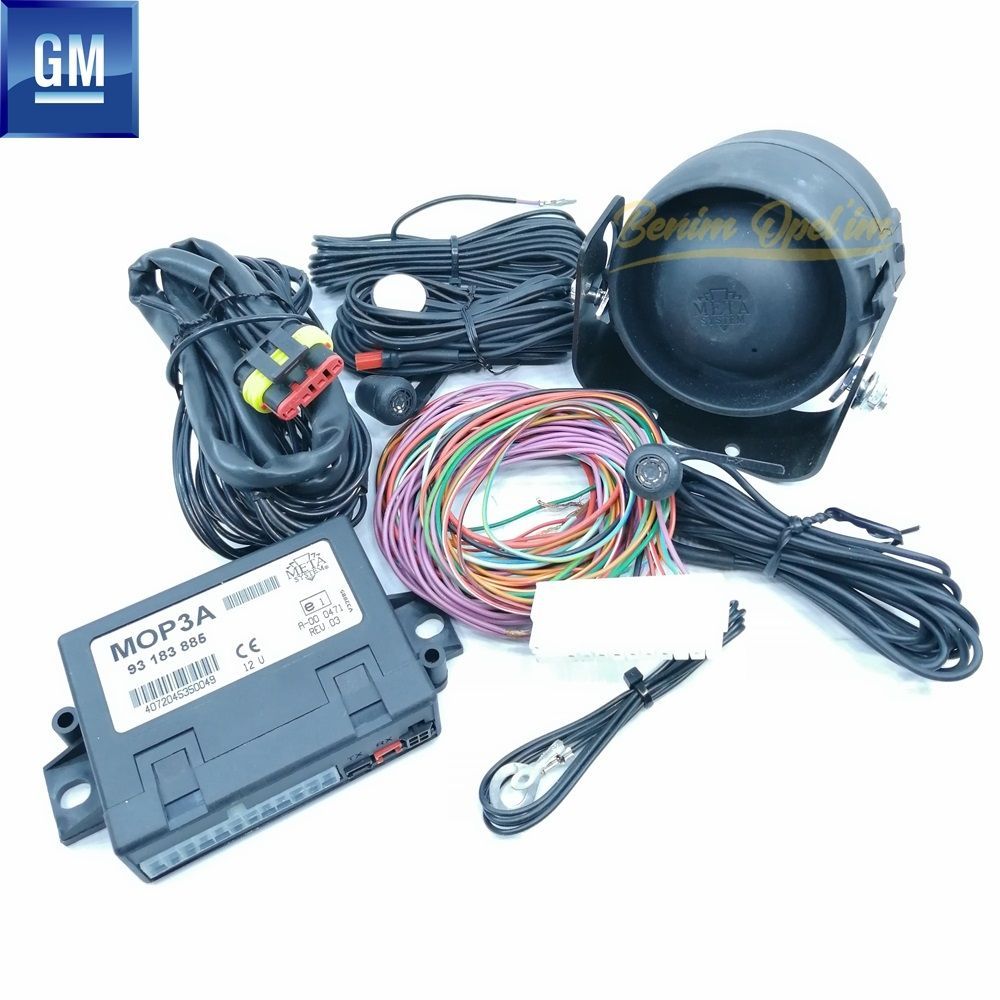 Product Code : 93183885Y - Opel Astra G, Corsa B Burglar Alarm Kit GM Original 93183885Y