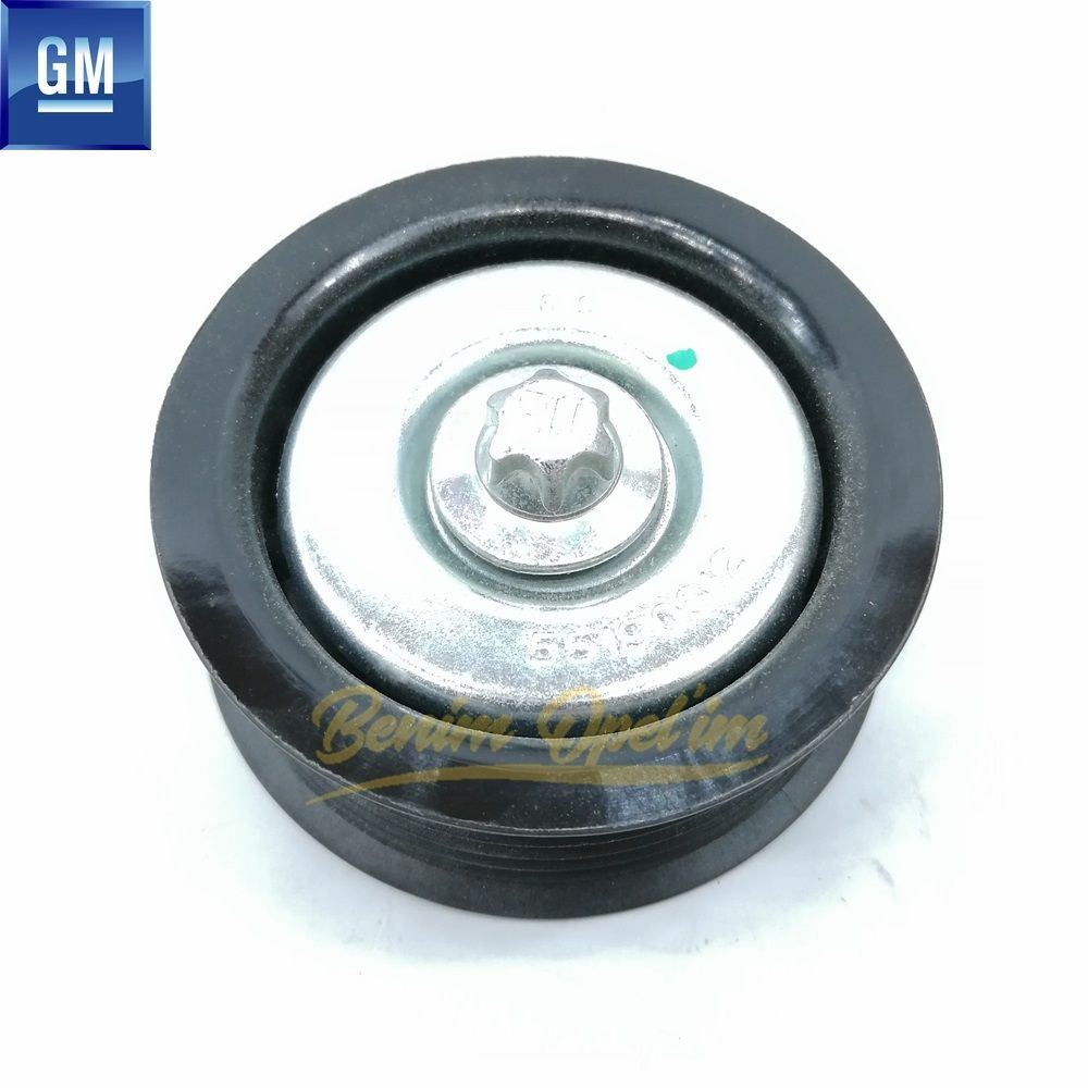 Big V Belt Tensioner Bearing 1.9 Diesel Opel Astra H, Vectra C, Zafira B GM Genuine 6340556 - 55190812 - 55190812