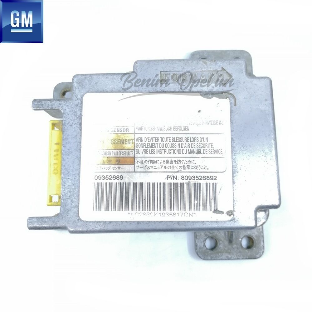 Product Code : 6237022 - Opel Frontera B Airbag Control Brain (Airbag Brain) GM Genuine 6237022 - 9352689