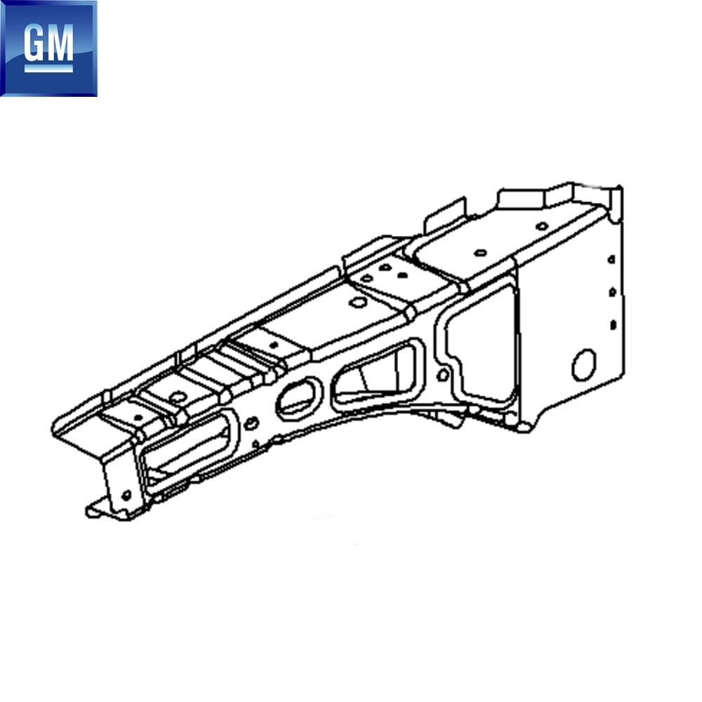 Opel Antara, Chevrolet Captiva C100 Left Front Fender Inner Sheet (Uk) GM Original 96873834 - 4811648