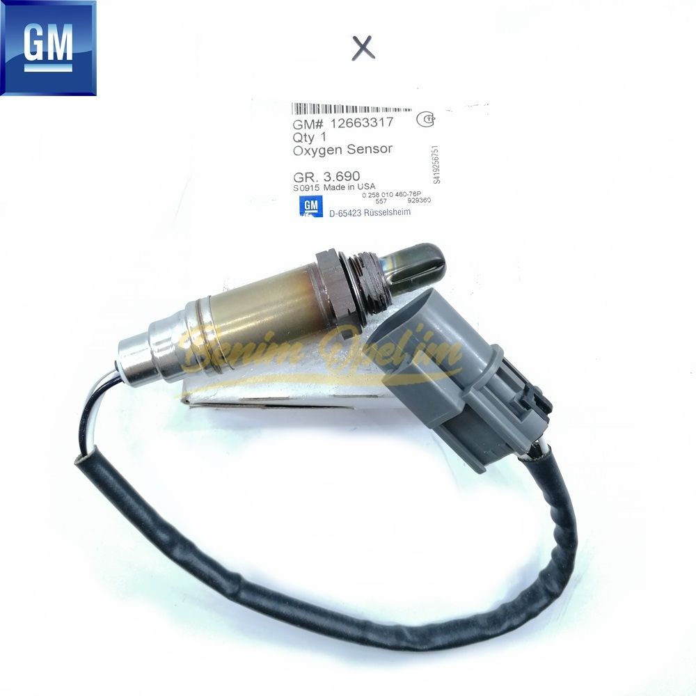 Heated Catalyser Oxygen Sensor 1.0/1.4/1.5 Opel Adam, Astra K, Corsa E, Insignia A, Mokka GM Original 12663317 - 12637338