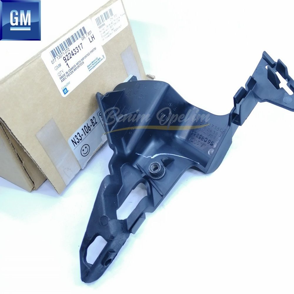 Chevrolet Camaro Left Front Lower Bumper Bracket GM Genuine 92243317