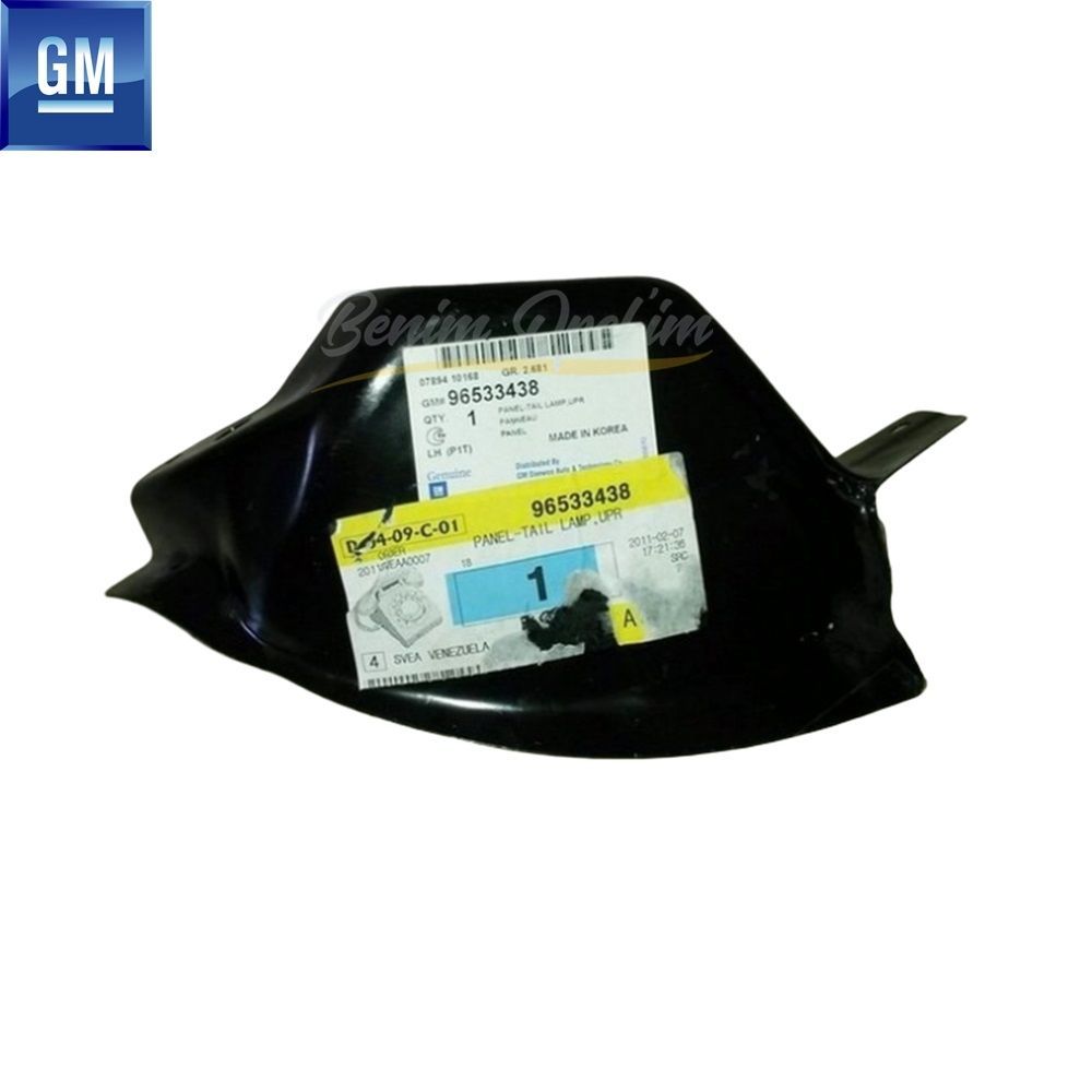 Product Code : 96533438 - Chevrolet Aveo T200 Sedan Left Rear Taillight Upper Sheet GM Original 96533438