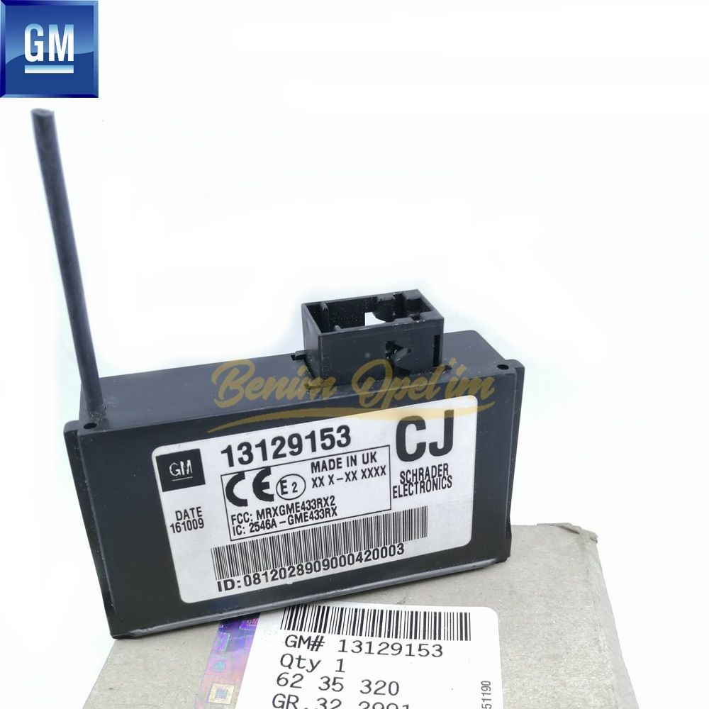 Product Code : 6235320 - Opel Astra H, Zafira B Tyre Pressure Sensor 433Mhz (Cj) GM Genuine 6235320 - 13129153