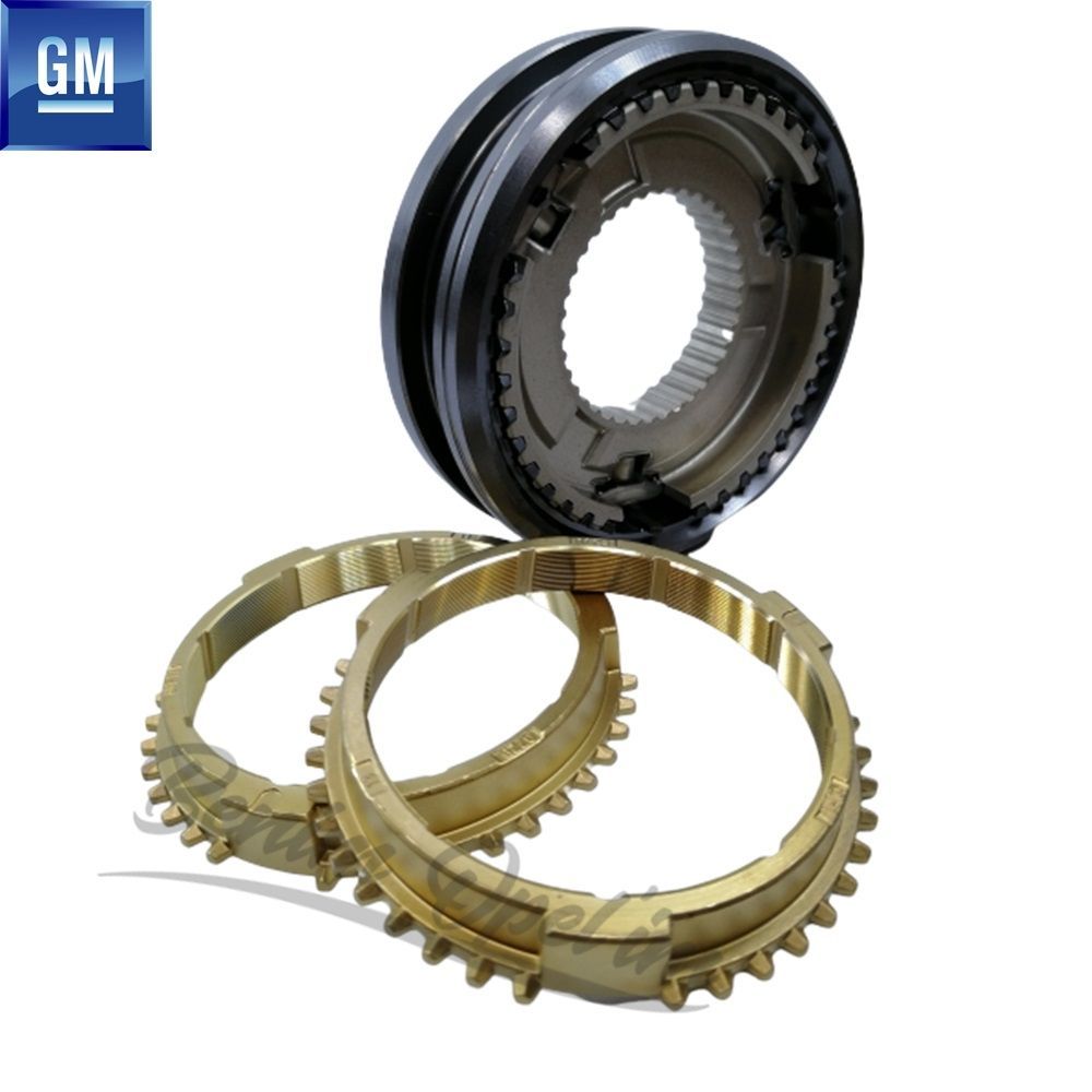 Complete Third And Fourth Gear Synchroniser Hub Opel Agila A, Astra G H J, Corsa C D, Meriva A B, Tigra B, Vectra C, Zafira A B GM Genuine 1607287 - 93174558