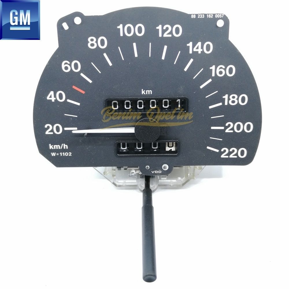 Product Code : 1260458 - Opel Astra F Mileage Indicator Clock 220Km/H Black GM Original 1260458 - 90519091