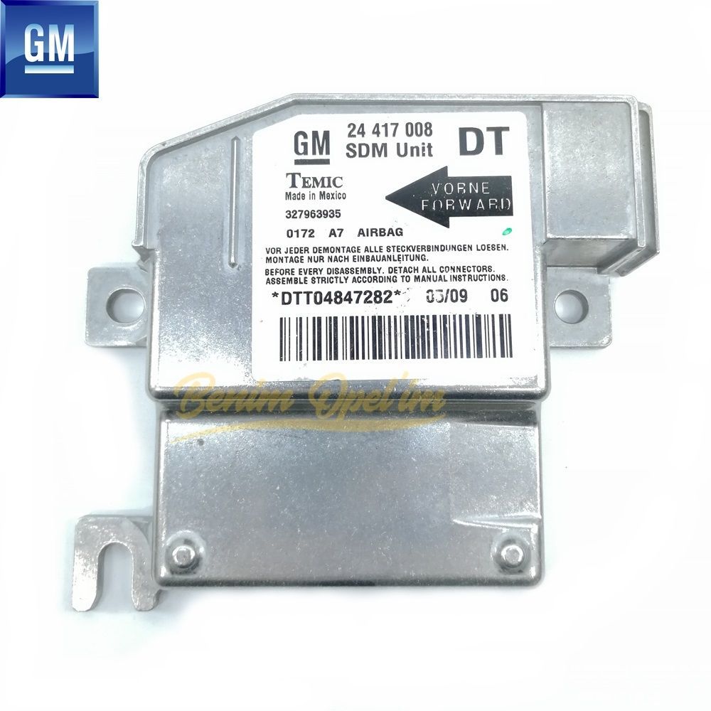 Product Code : 1232170 - Opel Combo C Side Bag Brain (Dt) GM Genuine 1232170 - 24417008