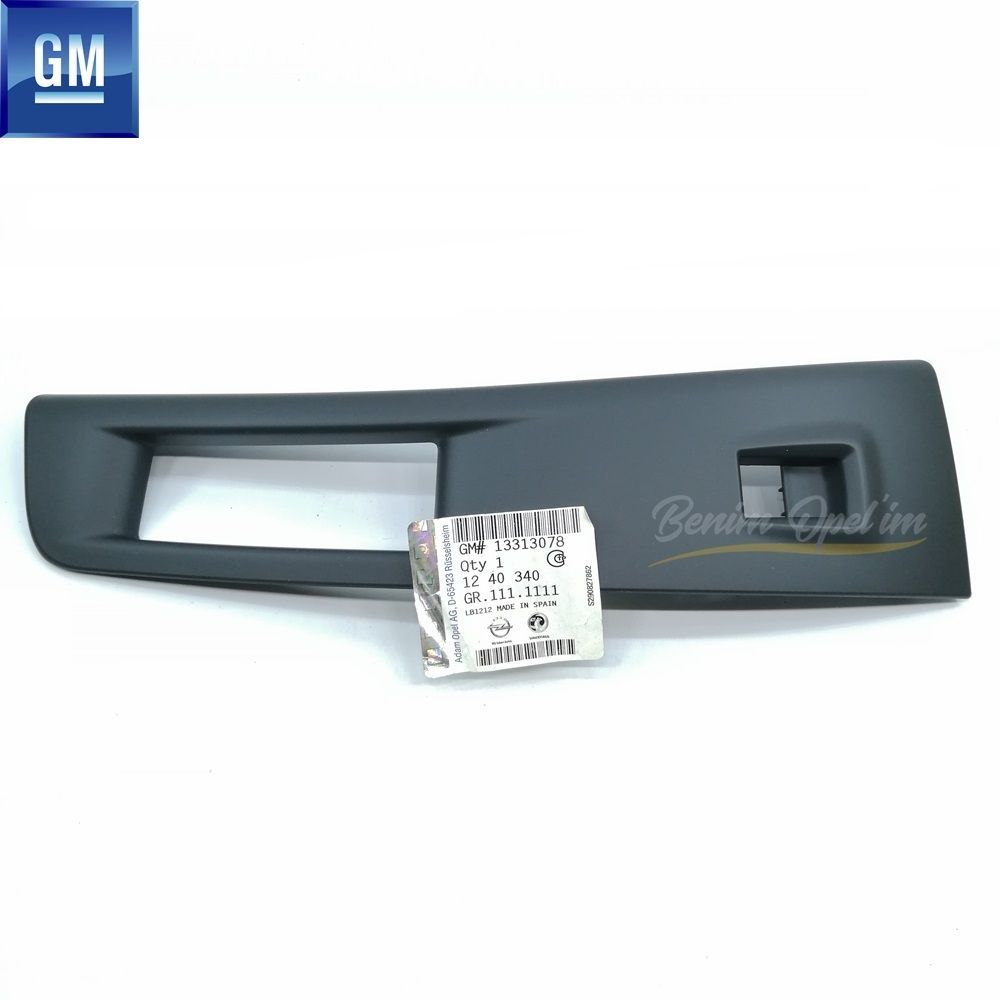 Product Code : 1240340 - Opel Meriva B Right Front Window Lift Button Frame Black GM Genuine 1240340 - 13313078