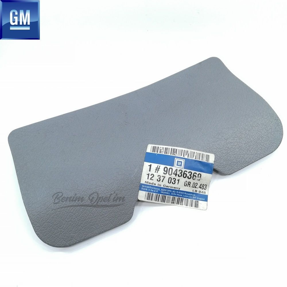 Product Code : 1237031 - Opel Astra F Fuse Box Cover Grey GM Genuine 1237031 - 90436369