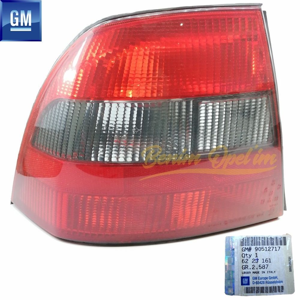 Product Code : 6223161 - Opel Vectra B Cdx Left Rear Taillight Smoked (Carello) GM Genuine 6223161 - 90512717