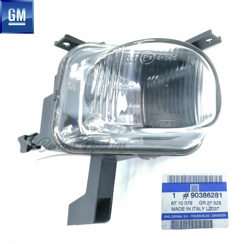 Product Code : 6710079 - Opel Corsa B Gsi Complete Right Front Fog Lamp GM Original 6710079 - 90386281