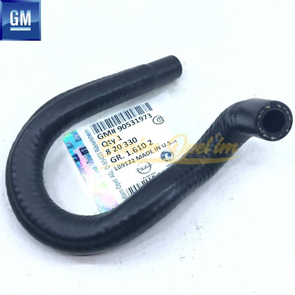 Product Code : 820330 - Opel Astra G, Zafira A Fuel Tank Inner Hose 1.2/1.4/1.6/1.8/2.0 GM Genuine 820330 - 90531973