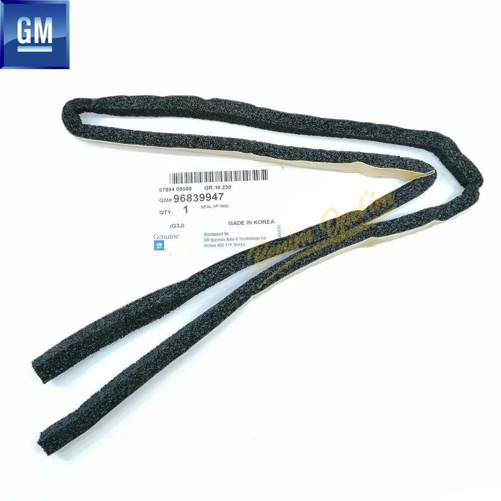 Chevrolet Cruze Windscreen Insulation Sponge Tape GM Original 96839947