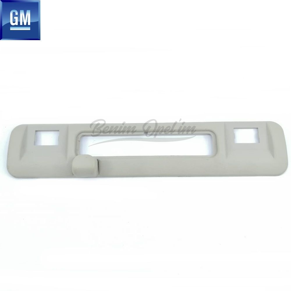 Opel Vectra B, Astra F Illuminated Rear Roof Handle Lower Cover Light Grey (With Lamp Inlet) GM Genuine 2356402 - 90328556