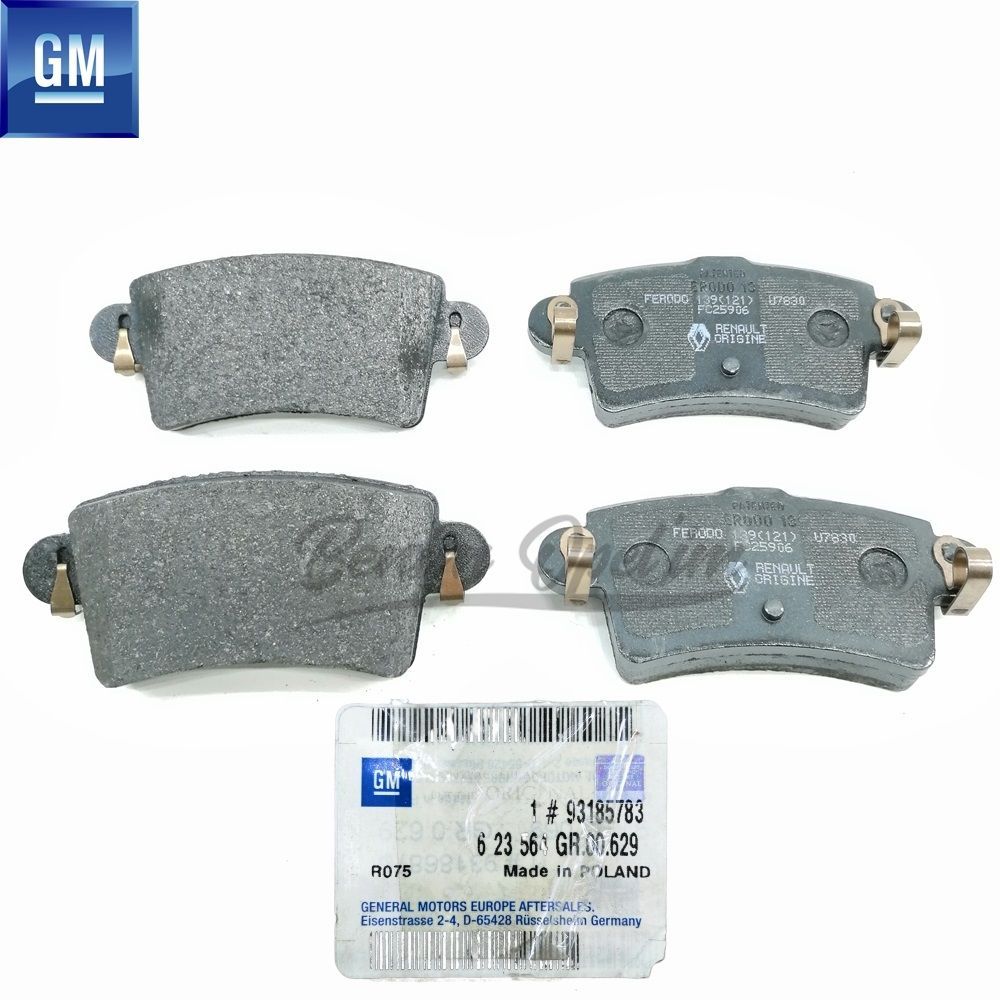 Product Code : 4403467 - Opel Movano A, Renault Master Rear Disc Brake Pad Set 16 Inch GM Original 4403467 - 9111467