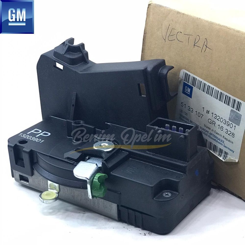 Opel Corsa C, Meriva A Left Front Door Lock Motor (Eq, 3901) GM Genuine 5133107 - 13203901