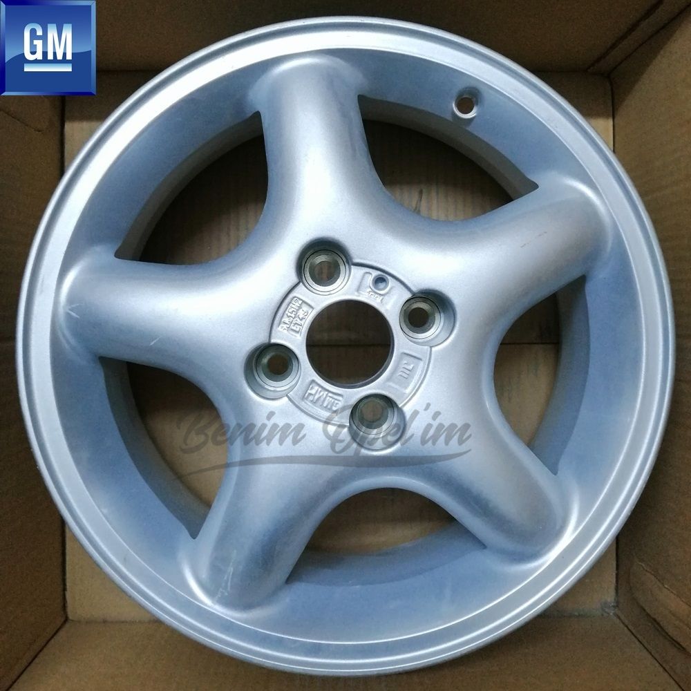 Product Code : 1002435 - Steel Wheel Rim Silver Grey 4 Spoke 6Jx16 Inch Code: Mh, Et49 Et39 Opel Calibra, Corsa B, Tigra A, Vectra B 1 Piece Price GM Genuine 1002435 - 90543677 - 90543677