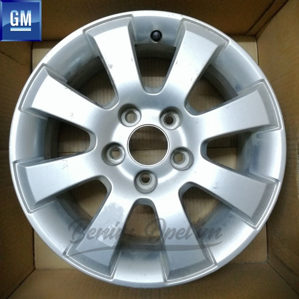 Product Code : 1002127 - has scratches Steel Wheel Rim Silver Grey 5 Wheel 6Jx15 Code: Yn, Et35 Opel Astra H Zafira B Meriva B 1 Piece Price GM Genuine 1002127 - 13116622 - 13116622