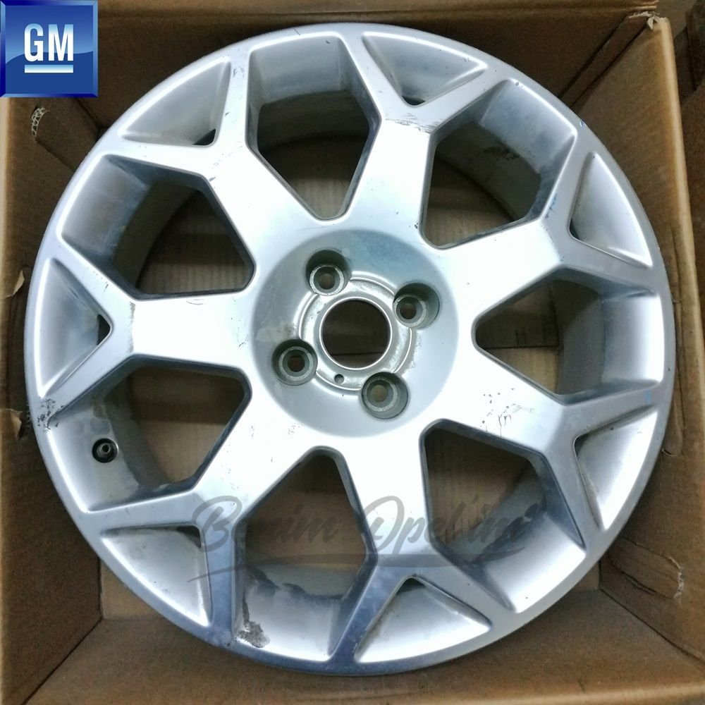 Opel, Chevrolet 4 Wheel Steel Rim Silver Grey 7Jx17 Inch Code: B3 1 Piece Price GM Genuine K945ESI7 - ET35-B3