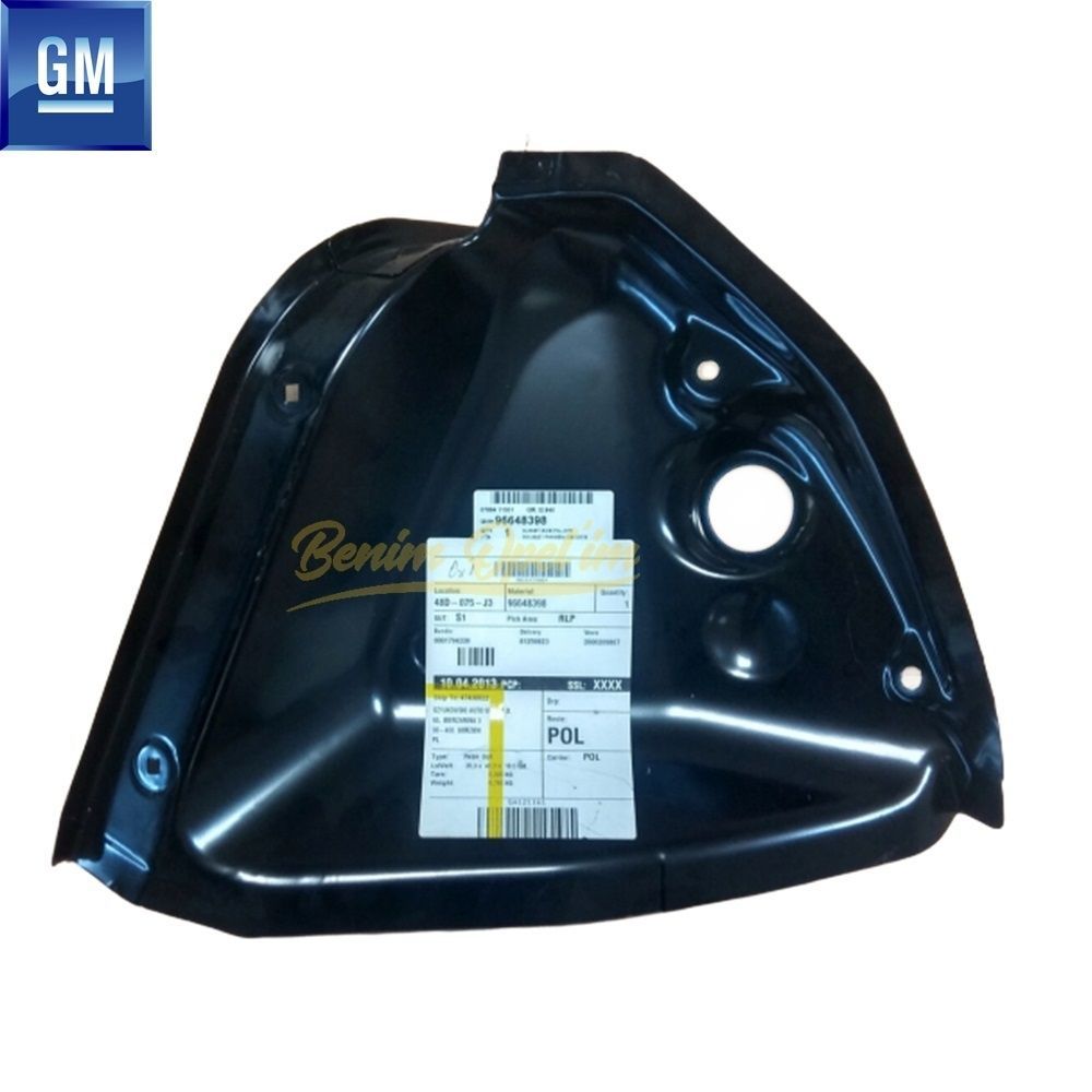 Product Code : 96648398 - Chevrolet Aveo (T250, T255) Sedan Right Rear Exterior Tail Light Plate GM Genuine 96648398