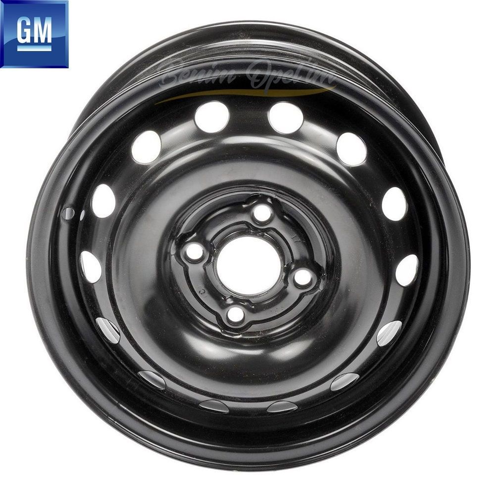 Chevrolet Aveo T250/T255 Black Rim 4 Wheel 4 Spoke 6Jx15 Inch Code: Aas5 1 Piece Price GM Genuine 95905458