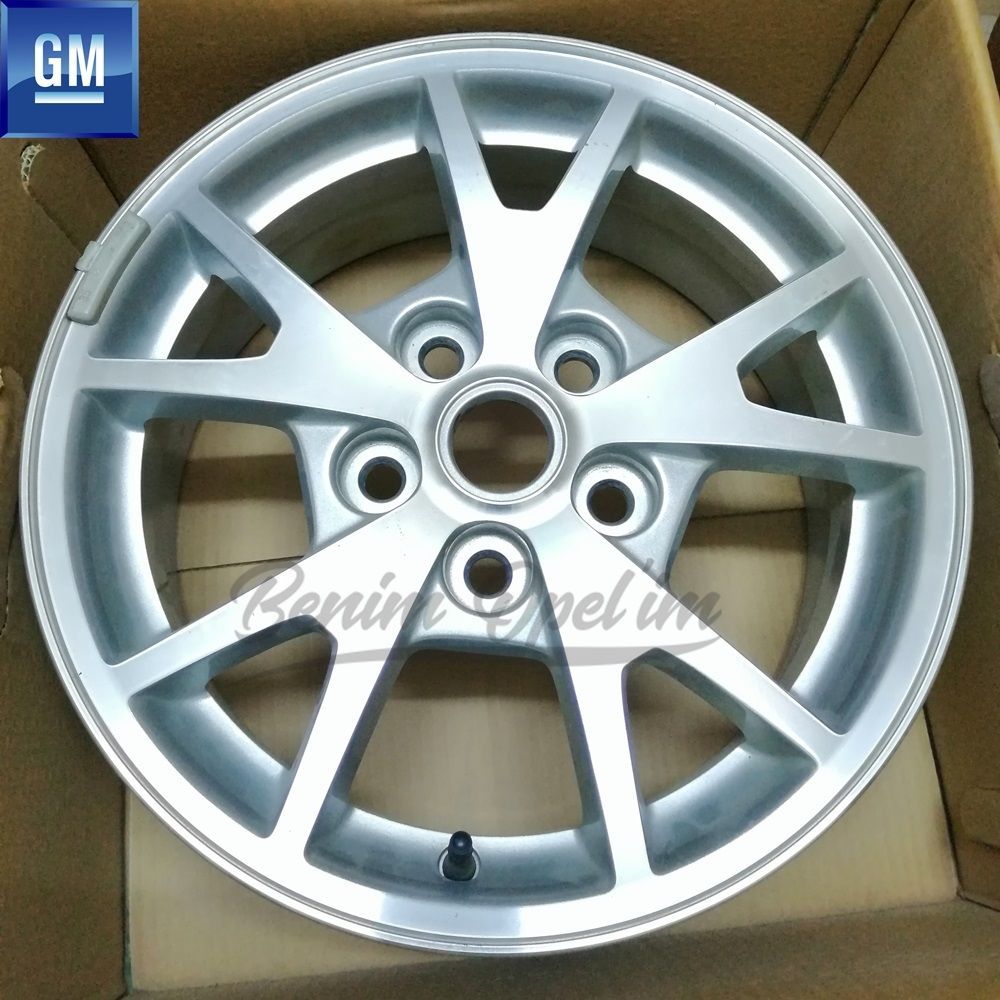 Opel Insignia A Steel Rim Silver Grey 5 Wheel 6.5Jx16 Inch with 5 Spokes Code: Slc, N33 1 Piece Price GM Genuine 9598181 - 9598182