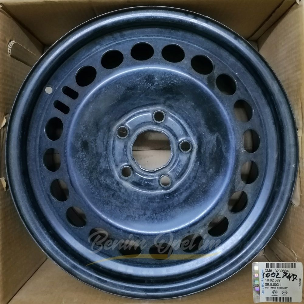 Product Code : 1002587 - Opel Insignia A Kara Rim 5 Wheel 5 Spoke 7Jx17 Inch Code: Frz 1 Piece Price GM Genuine 1002587 - 13239884 - 13239884