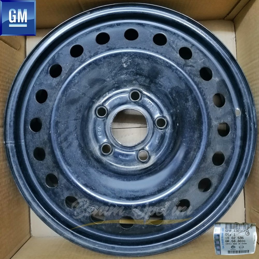 Product Code : 1002586 - Opel Insignia A Spare Tyre Spare Tyre Spare Wheel Land Rim 5 Wheel 4Jx17 17 Inch Code: Hha 1 Piece Price GM Genuine 1002586 - 13235015 - 13235015