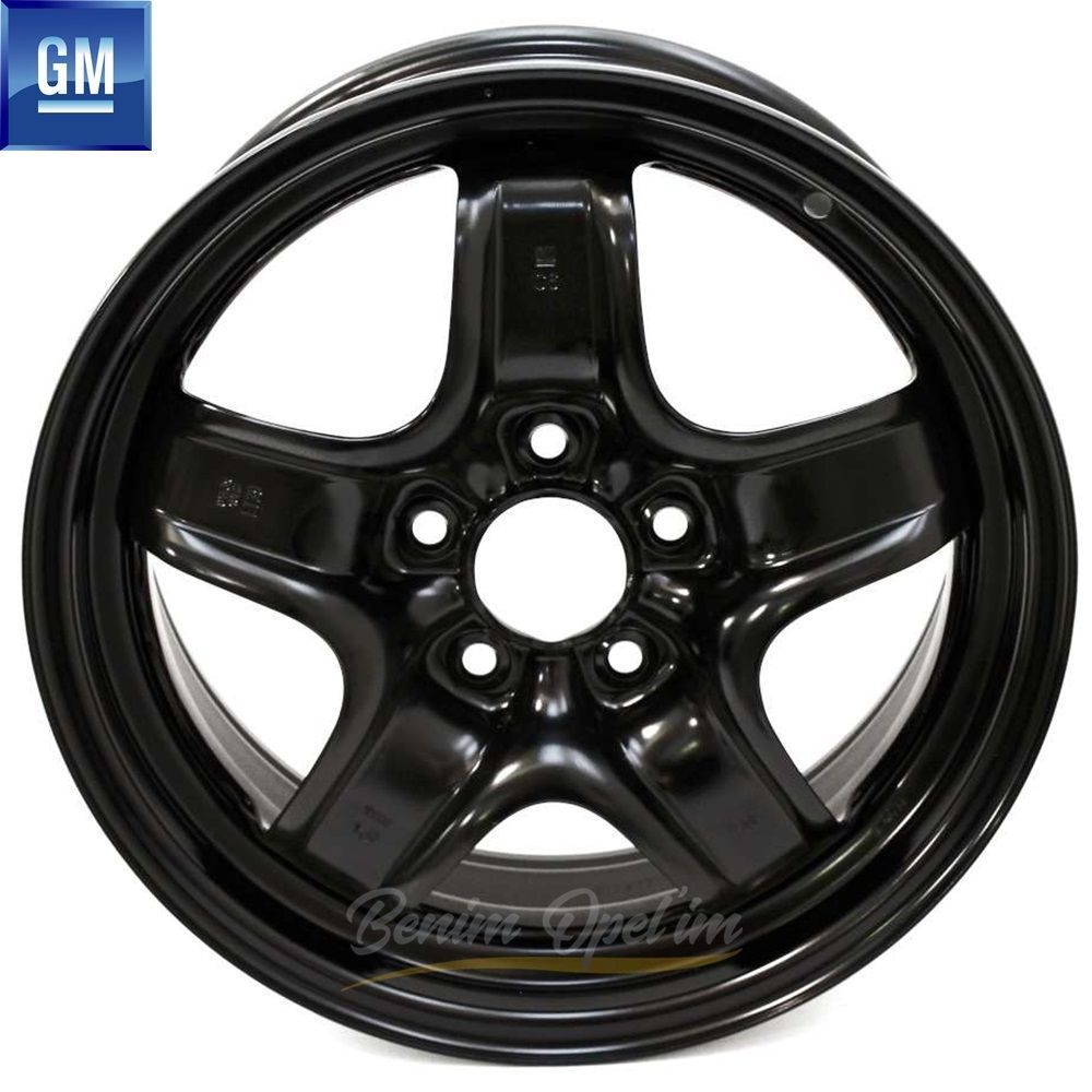 Product Code : 13198627 - Black Wheel 5 Spoke 6.5Jx16 Code: C6 Opel Astra H Meriva B Vectra C Zafira B 1 Piece Price GM Genuine 1002187 - 13198627