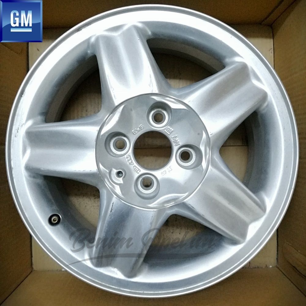 Product Code : 1002415 - Steel Rim Silver Grey 4 Wheel 6Jx15 15 Inch with 4 Spokes Code: MN Opel Calibra Corsa B Tigra A Vectra B 1 Piece Price GM Genuine 1002415 - 90497026 - 90497026