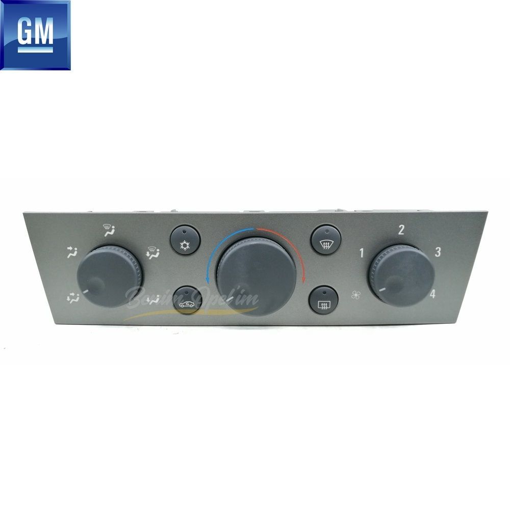 Opel Vectra C, Signum Complete Climate Control Panel Smoked GM Genuine 6822041 - 13138190