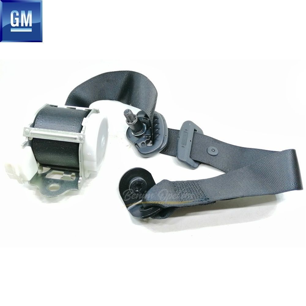 Opel Vectra C Right Rear Seat Belt Black GM Genuine 5197044 - 13120718