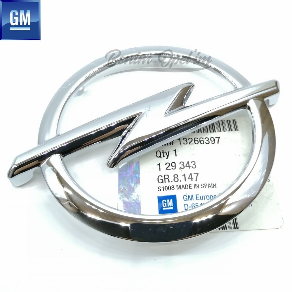 Product Code : 129343 - Opel Insignia A Opel Written Rear Boot Lid Emblem Chrome GM Genuine 129343 - 13266397 - 13266397