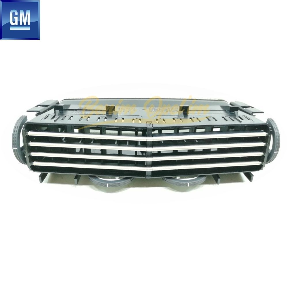 Opel Astra H Complete Centre Vent Grille Black GM Genuine 1814699 - 13235190