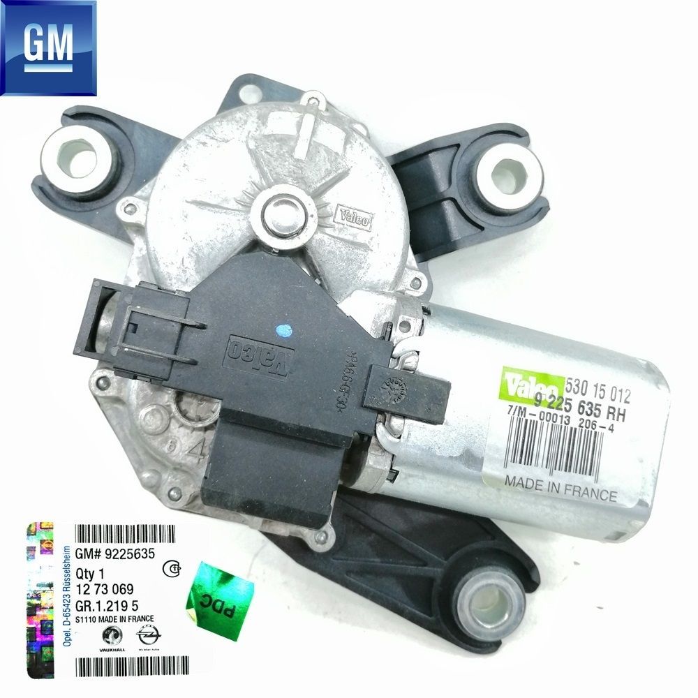 Product Code : 1273069 - Opel Combo C Complete Right Rear Window Wiper Motor GM Original 1273069 - 9225635