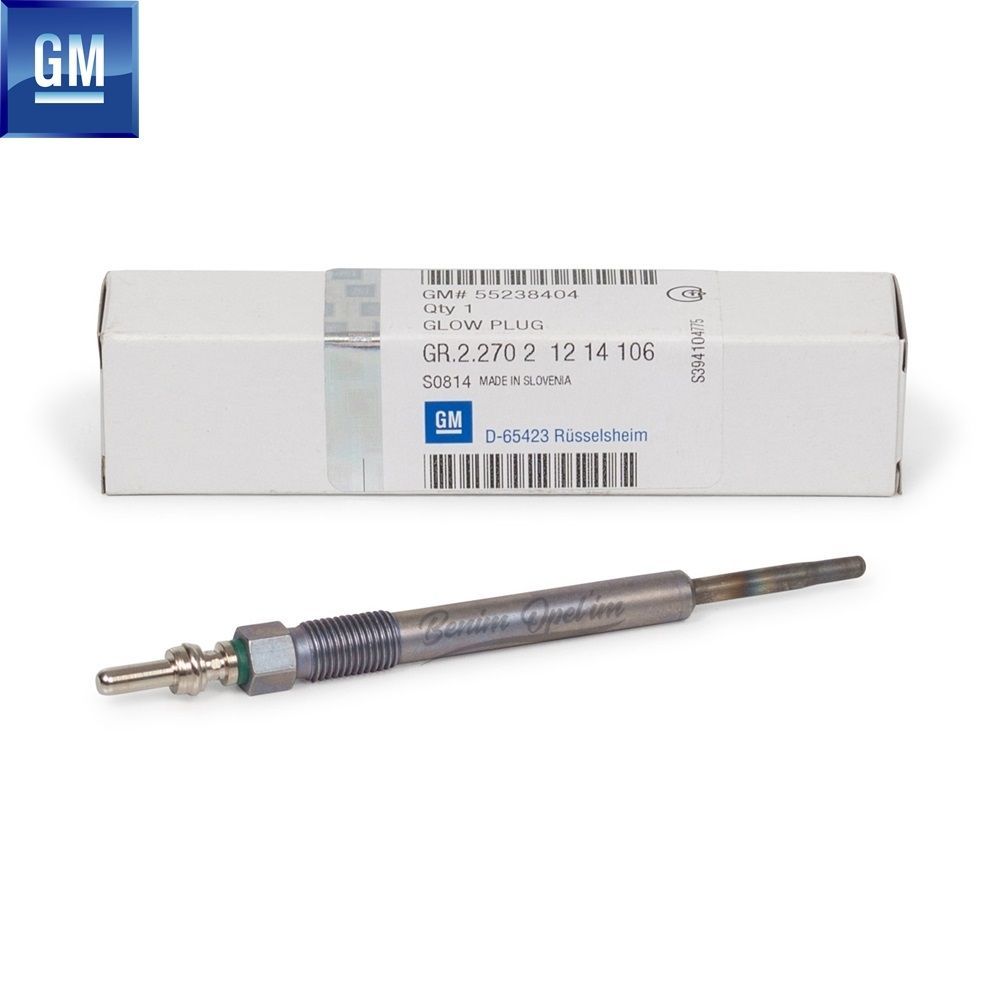 Product Code : 1214106 - Opel Combo D, Corsa E Heating Spark Plug 1.3 Diesel Euro 6 GM Original 1214106 - 55238404