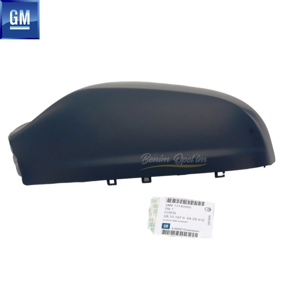 Opel Astra H Left Outside Rear View Mirror Cover Primed GM Genuine 6428912 - 13142000