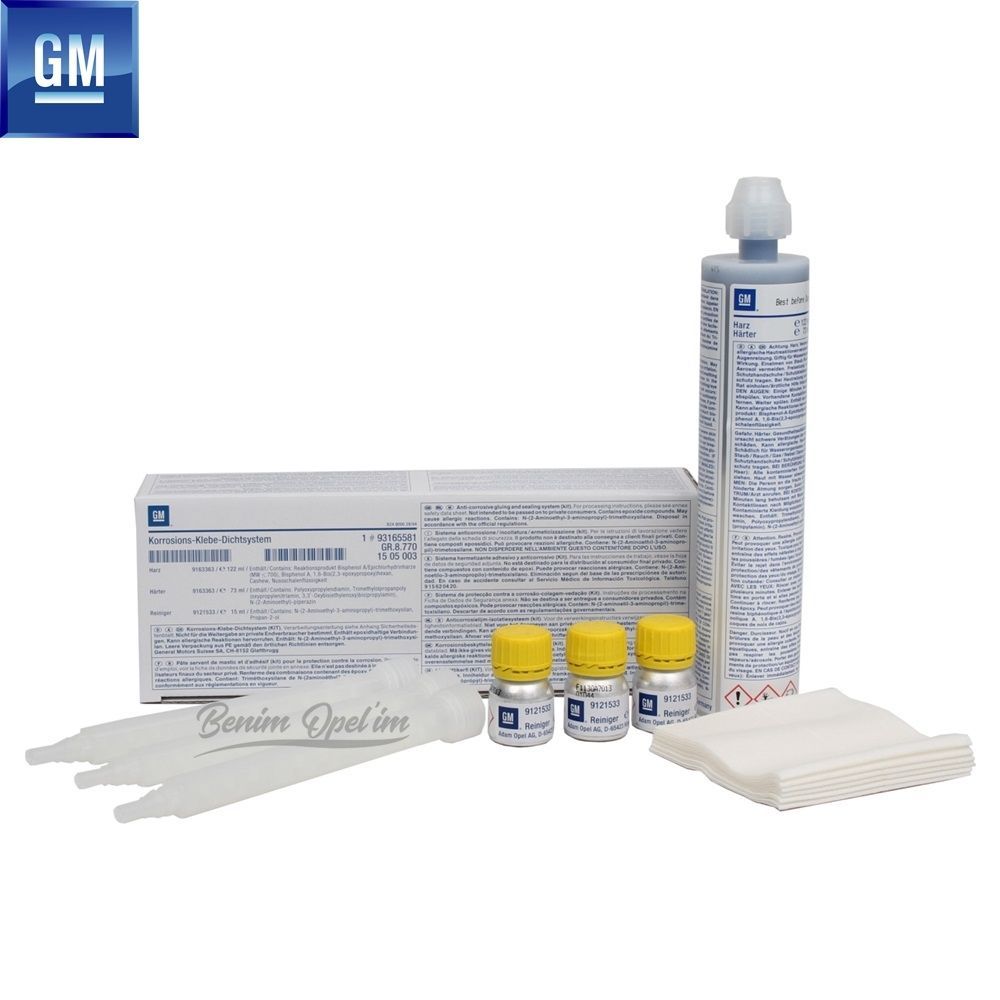 Product Code : 1505003 - Opel, Chevrolet Multipurpose Adhesive Set (Gl02) GM Genuine 1505003 - 93165581