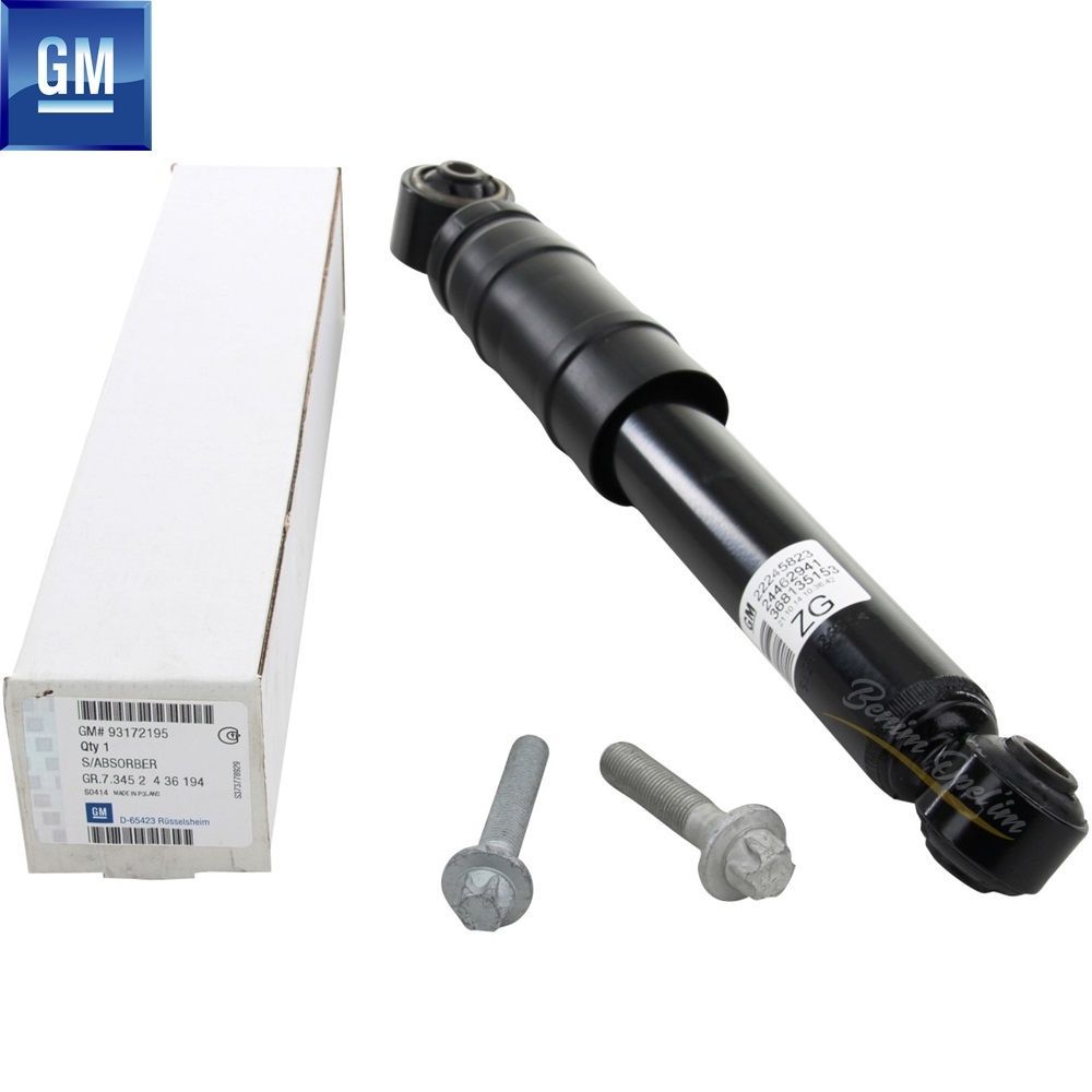 Product Code : 93172195 - Opel Astra G SW, Zafira A Complete Rear Shock Absorber (Tt, Zg) GM Genuine 93172195 - 436194