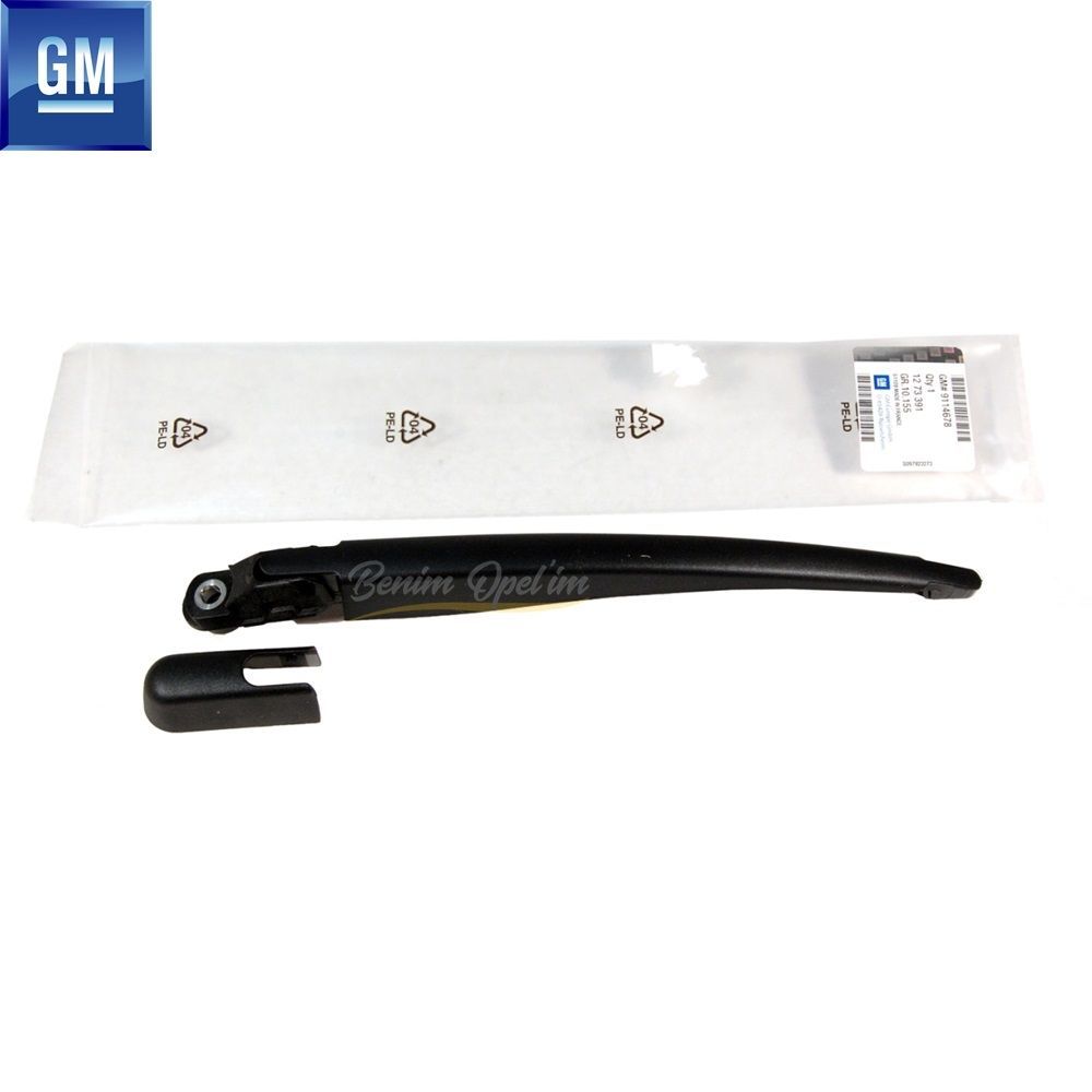 Rear Trunk Window Wiper Broom Handle Opel Corsa C, Combo C, Meriva A GM Original 1273391 - 9114678