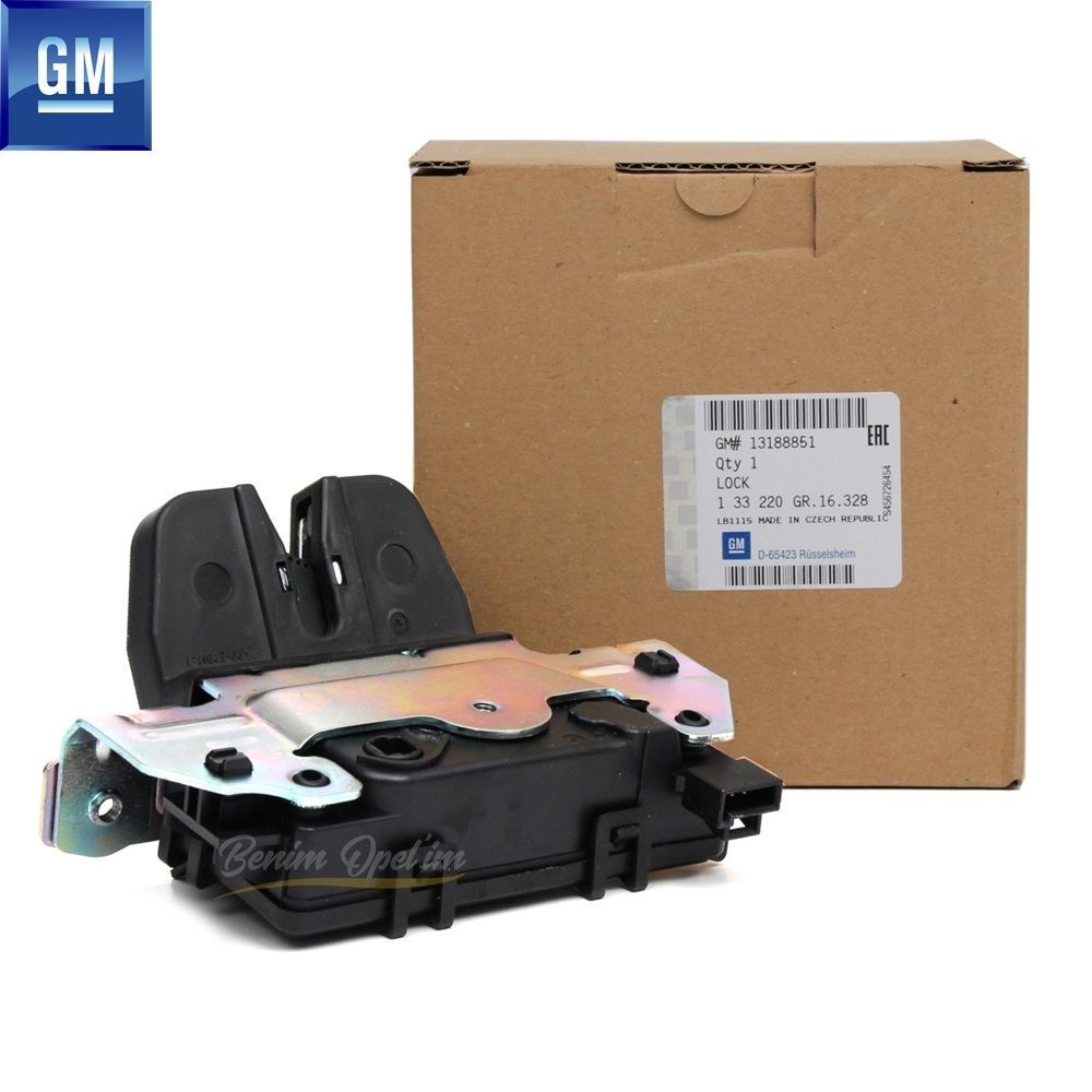 Product Code : 133220 - Opel Astra H SW, Hb Complete Rear Trunk Lock GM Genuine 133220 - 13188851