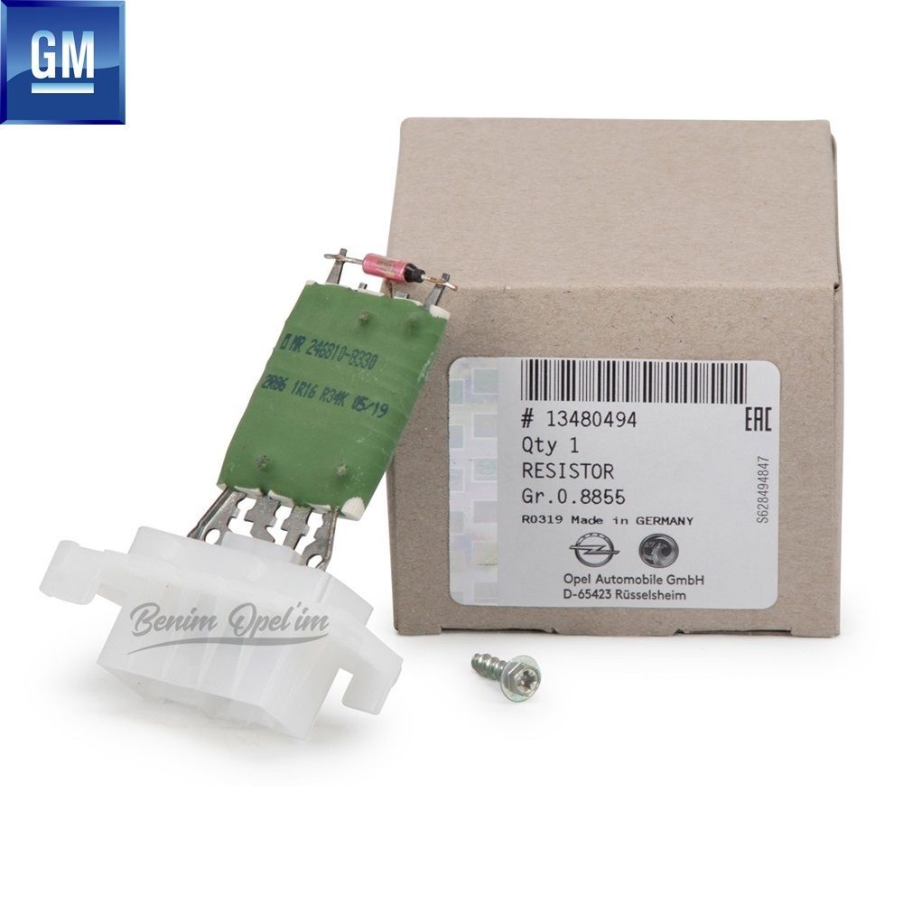 Product Code : 6845796 - Stepped Fan Heating Resistor Opel Adam, Corsa D, Corsa E GM Original 6845796 - 13248240