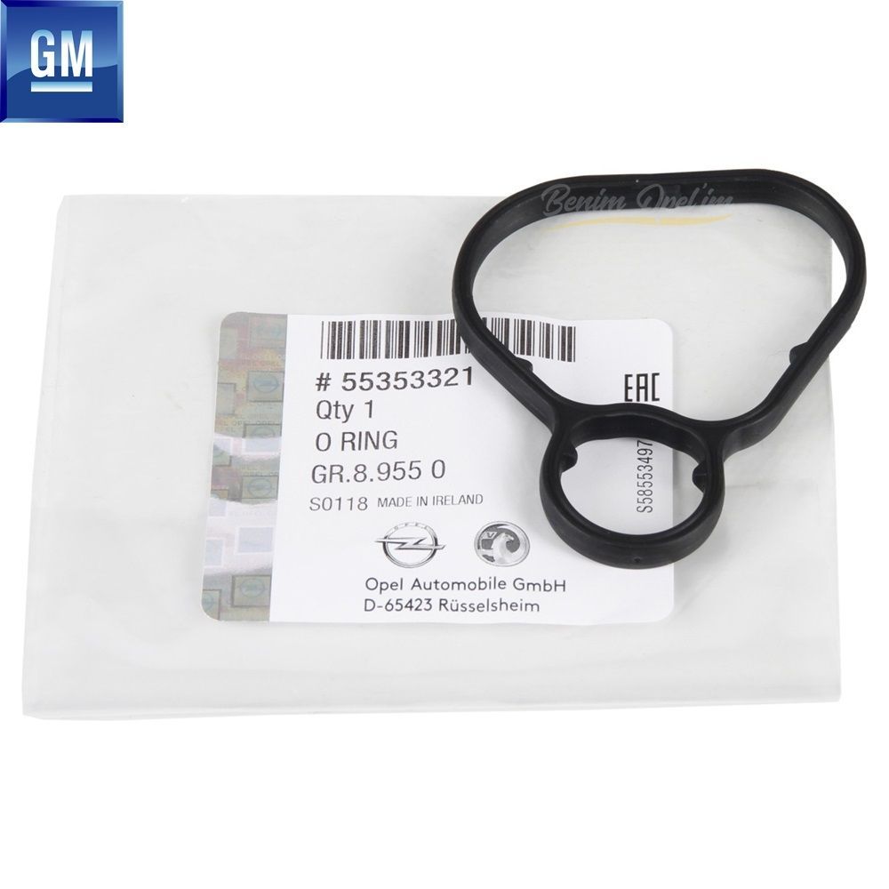 Product Code : 5650962 - Oil Cooler Gasket 1.6/1.8 Petrol Astra H J, Corsa D E, Insignia A, Meriva A, Mokka, Vectra C, Zafira B C, Aveo, Cruze, Trax GM Genuine 5650962 - 55353321