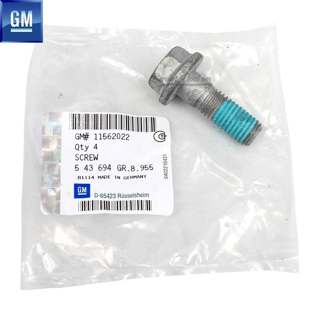 Product Code : 543694 - Front Brake Caliper Hex Bolt M14X42 Cruze, Astra J, Astra K, Insignia A, Zafira C GM Genuine 543694 - 11562022