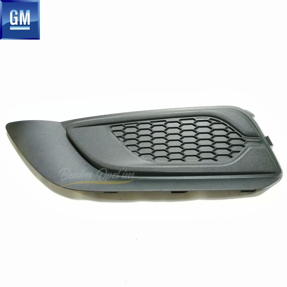 Opel Crossland X Fogless Front Bumper Left Fog Light Cover Smoked GM Original 39099478